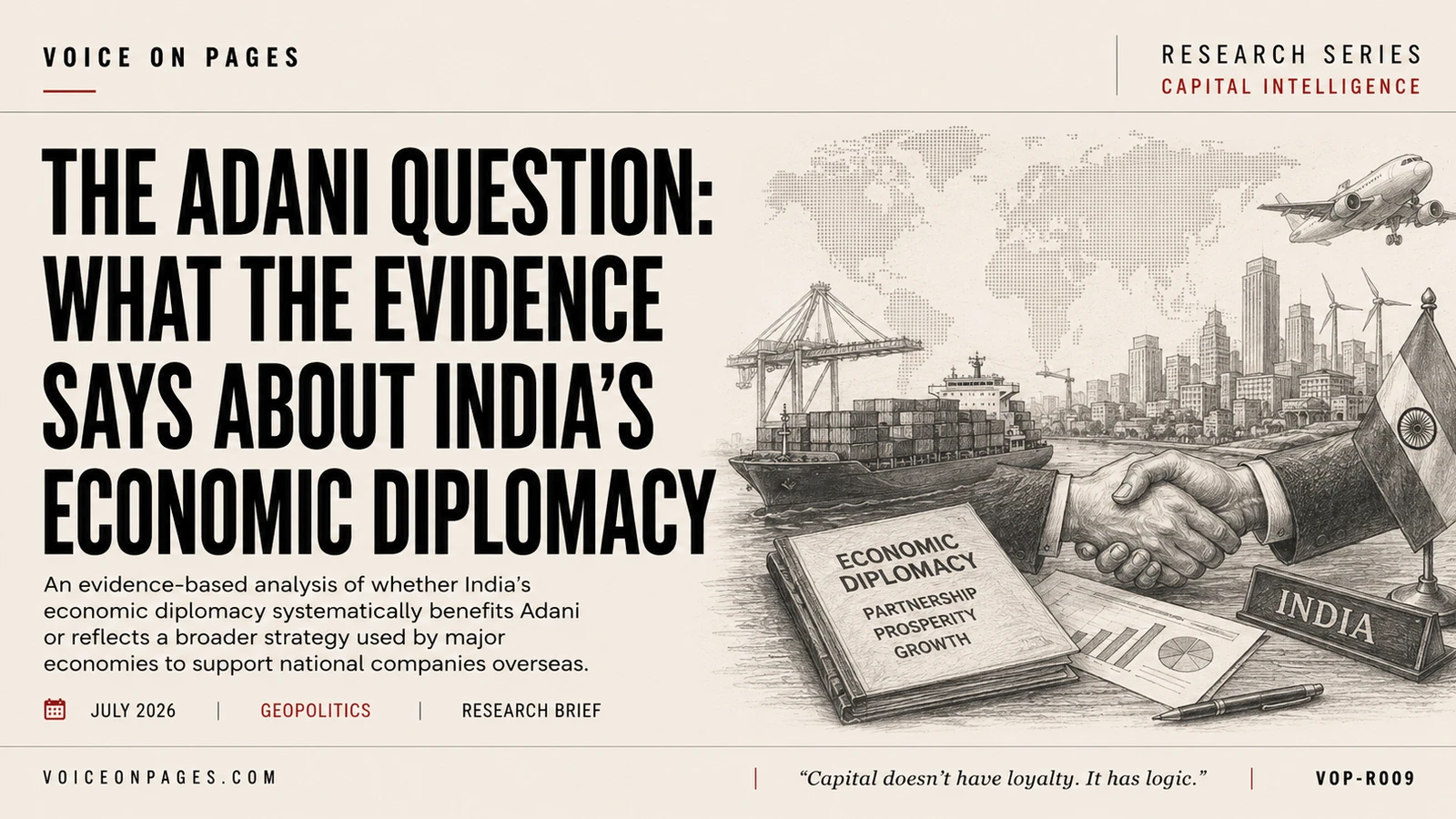The Adani Question: What the Evidence Says About India's Economic Diplomacy